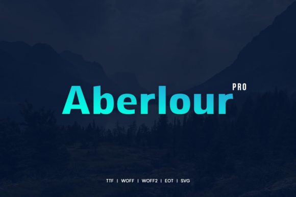Aberlour: A Bold Sans Serif Font for Business Branding