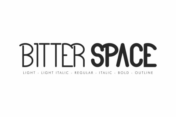 Bitter Space: A Trendy Sans Serif Font for Business