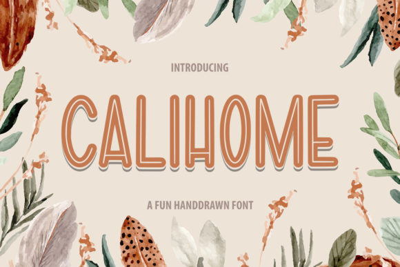 Calihome: A Clean Sans Serif Font for Makers