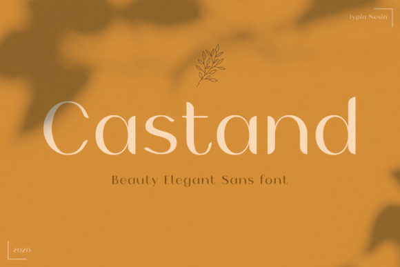 Castand: A Delicate Sans Serif Font for Makers