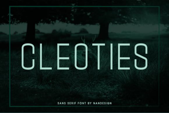 Cleoties: A Modern Sans Serif Font for Web Design