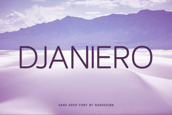 Djaniero: A Modern Sans Serif Font for Editors