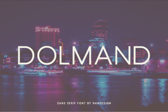 Dolmand: A Modern Sans Serif Font for Editors