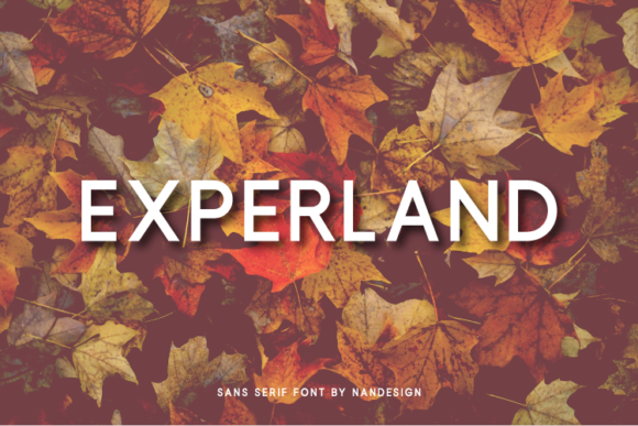 Experland: A Modern Sans Serif for Editorial Design