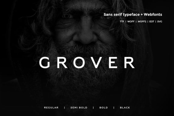 Grover: A Natural Sans Serif Font for Crafters