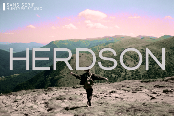 Herdson: A Minimal Sans Serif Font for Branding