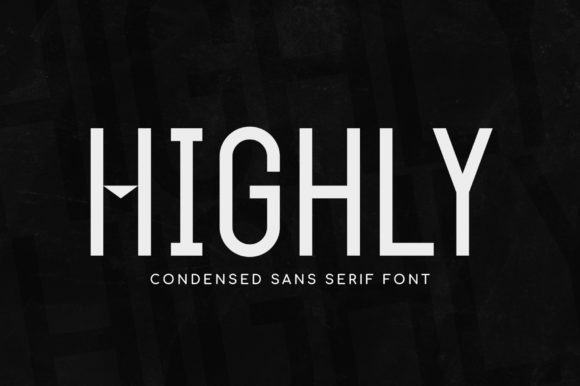Highly: A Modern Sans Serif Font for Web Design