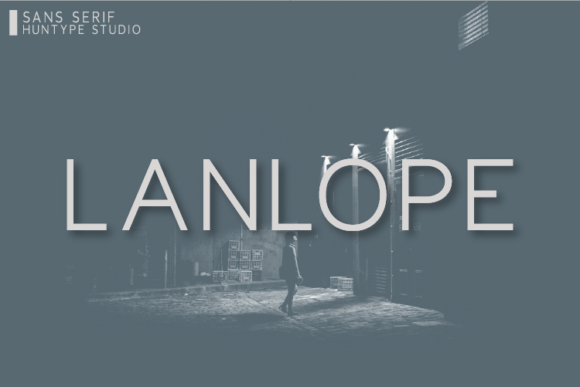 Lanlope: A Clean Sans Serif Font for Professional Branding
