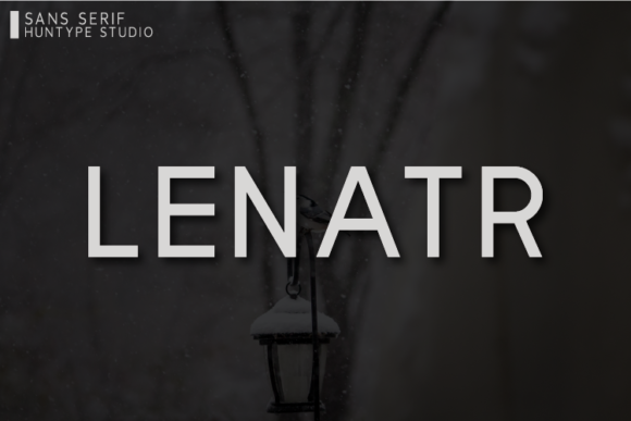 Lenatr: A Clean Sans Serif Font for Makers