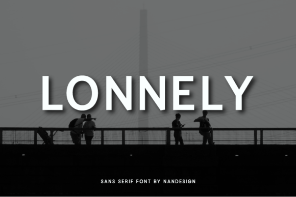 Lonnely: A Clean Sans Serif Font for Modern Branding