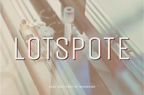 Lotspote: A Modern Sans Serif Font for Branding