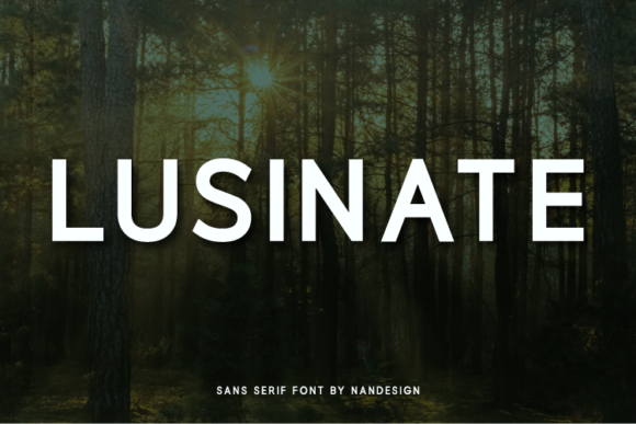 Lusinate: The Modern Sans Serif Font for Crafters