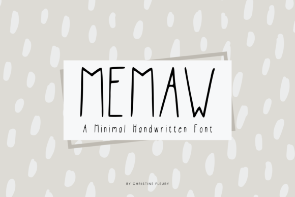 MeMaw: An Elegant Sans Serif Font for Web Design