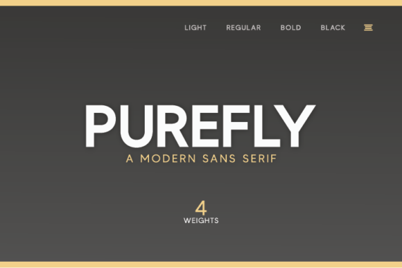 Purefly: A Clean Sans Serif Font for Impactful Branding
