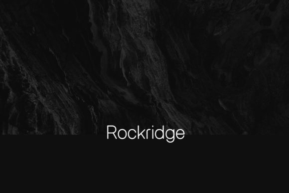 Rockridge: A Clean Sans Serif Font for Crafters