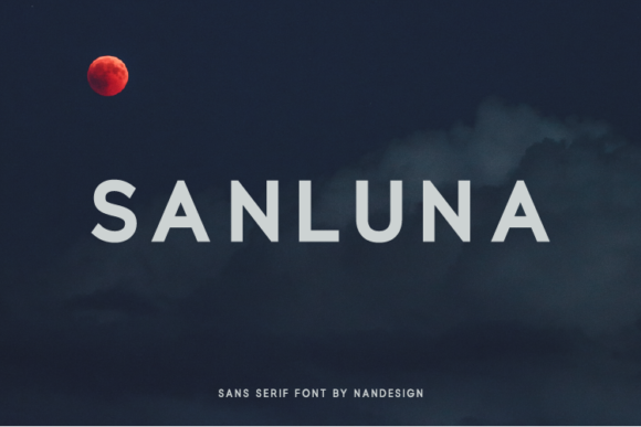 Sanluna Typeface for Modern Branding