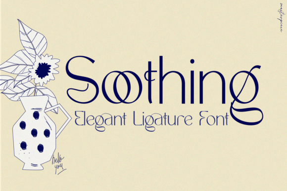 Soothing Font for Elegant Craft Designs