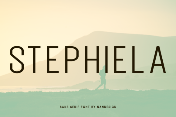 Stephiela: A Minimal Sans Serif Font for Modern Editorial Design
