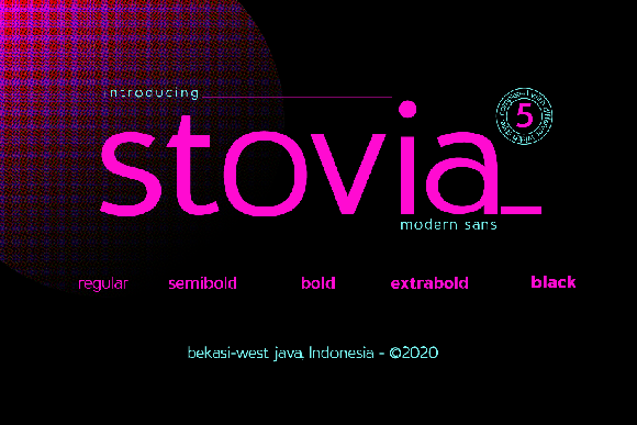 Stovia: A Modern Sans Serif Font for Editorial Design