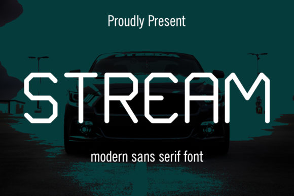 Stream: The Modern Sans Serif Font for Bold Branding