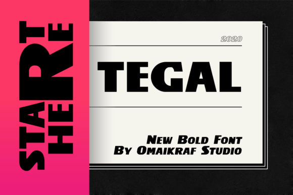 Tegal: A Bold Sans Serif Font for Makers