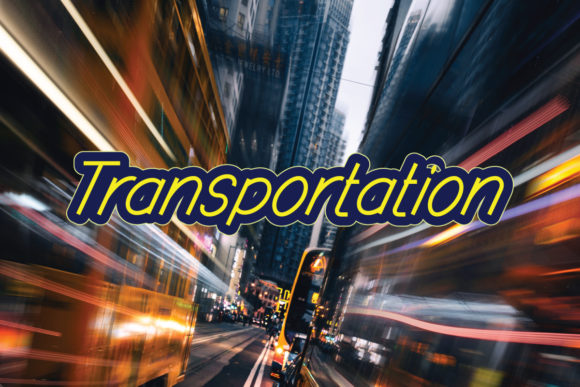Transportation: A Clean Sans Serif Font for Campaigns